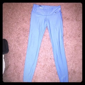 Blue nike dri-fit leggings